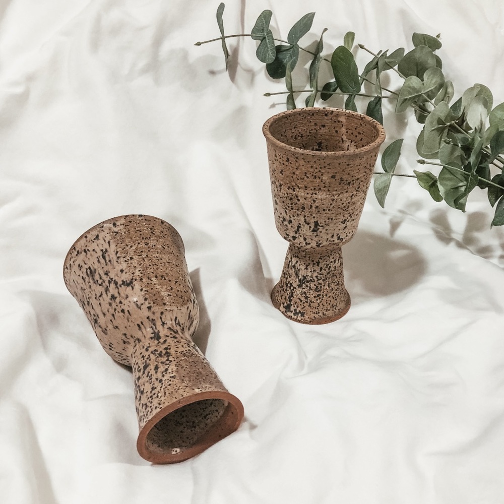 Goblet pottery